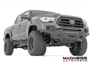 Toyota Tacoma Front Bumper - Winch Mount w/ Black Series Light Bar Toyota Tacoma Front Bumper - Winch Mount w/ Black Series Light Bar